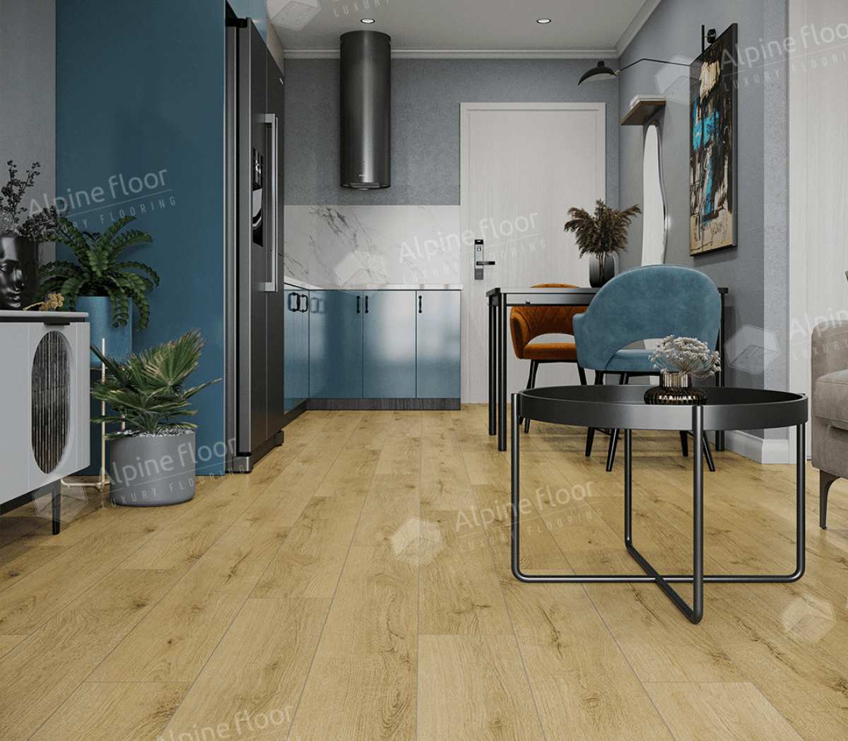 SPC ламинат Alpine Floor Eclipse Super Matt ECO 21-7 Умбра